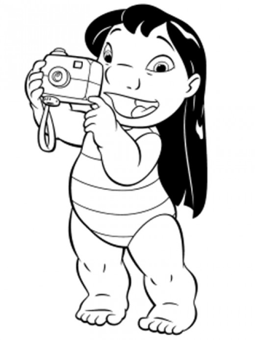 Download Fun Coloring Pages: Lilo and Stitch Coloring Pages