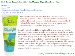 iHerb Review Queen Helene, Mint Julep Masque, Oily and Acne Prone Skin