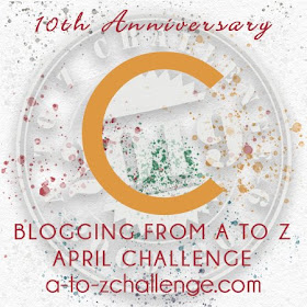 #AtoZChallenge 2019 Tenth Anniversary blogging from A to Z challenge letter