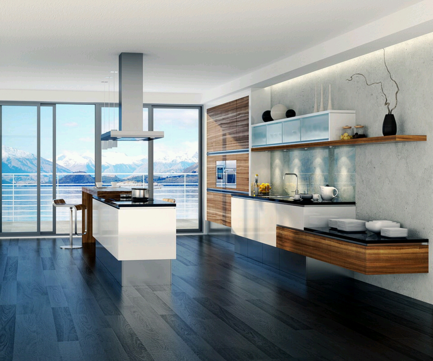TARA JB'S: Modern homes ultra modern kitchen designs ideas.