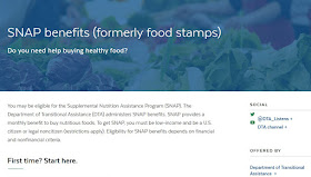 You may be eligible for SNAP benefits