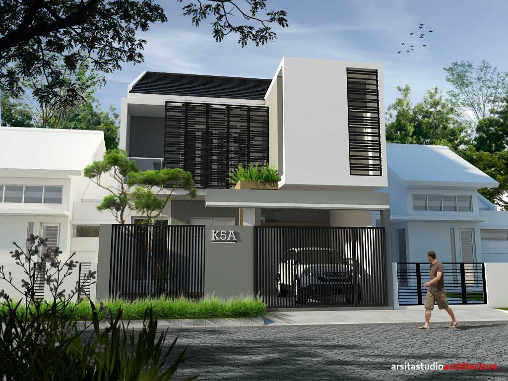  Foto  Desain  Rumah  Minimalis Tampak Depan  Mewah Rancanghunian