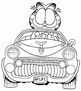 garfield coloring book