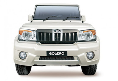 Mahindra Bolero Power Plus front view White