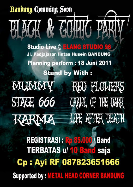 COMMING SOON BLACK & GOTHIC PARTY