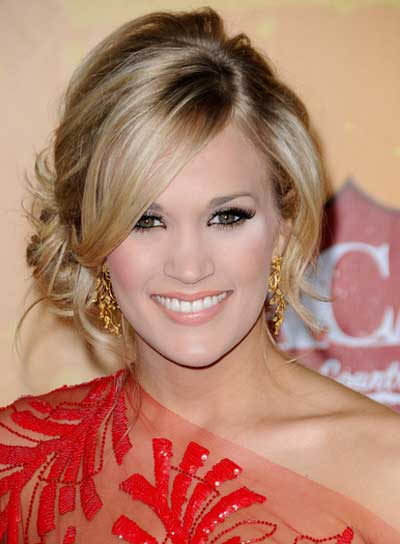 Romantic Long Blonde Prom Hairstyles 2014