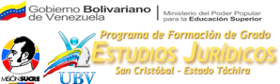 Lo nuevo en la red: El portal web de Estudios Jurídicos de la Universidad Bolivariana de Venezuela (UBV) en San Cristóbal del Estado Táchira