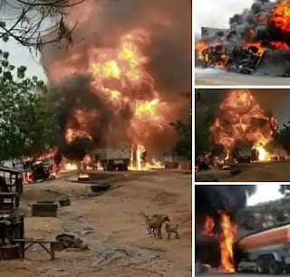 Yadda wani mai sayar da shayi ya haddasa gobarar tankar mai a jihar Arewa Yadda wani mai sayar da shayi ya haddasa gobarar tankar mai a jihar Arewa