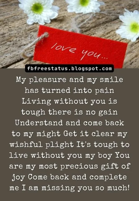 Missing You Messages for Boyfriend Missing You Messages for Boyfriend