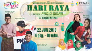 Penang Celebrates Hari Raya with Radio Sinar at Design Village Penang (22 June 2019)