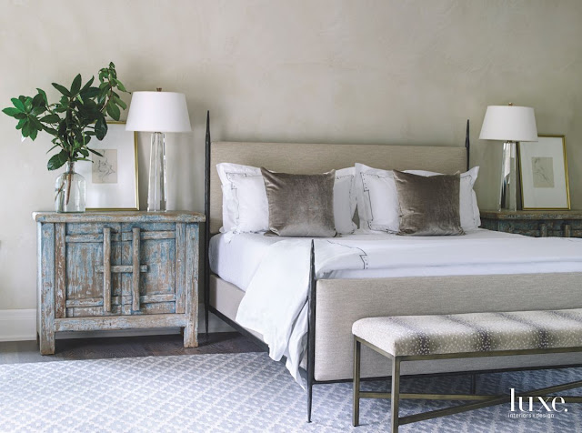 Provence style French chateau luxurious bedroom in Houston - found on Hello Lovely Studio