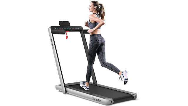 Goplus 2 in 1 Folding Treadmill