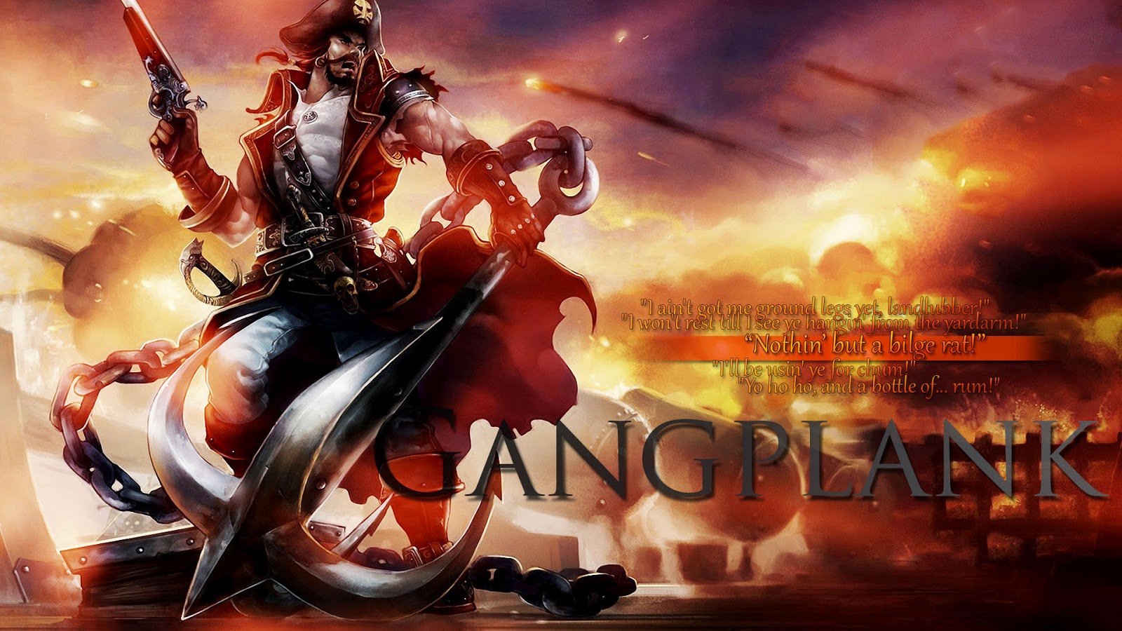 Gangplank League of Legends Wallpaper