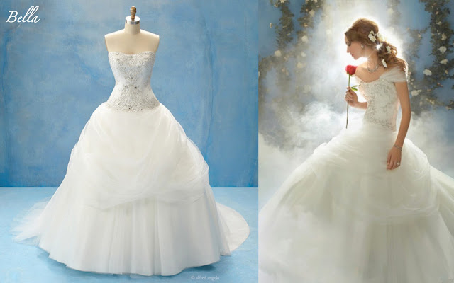 ballroom scene in Beauty the Beast inspired Belle's grand wedding gown