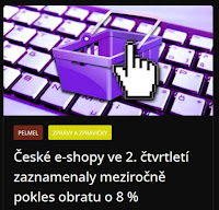 České e-shopy ve 2. čtvrtletí zaznamenaly meziročně pokles obratu o 8 % - AzaNoviny