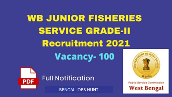 WBPSC Fishery Extension Officer Recruitment 2021
