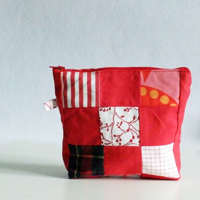 busta in tessuto patchwork