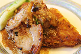 Piglet chop at Café Constant, Paris