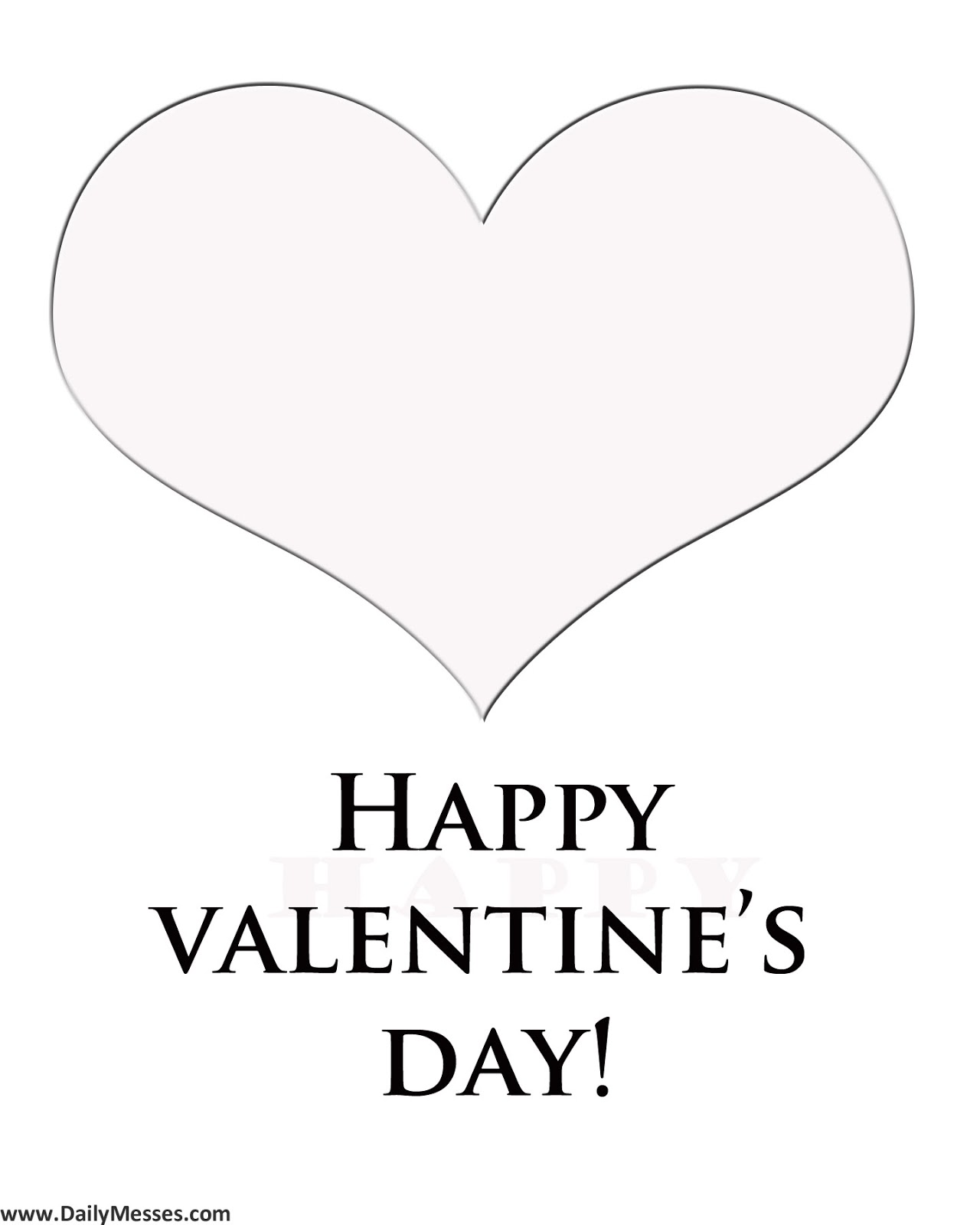 Valentine s Day Coloring Page