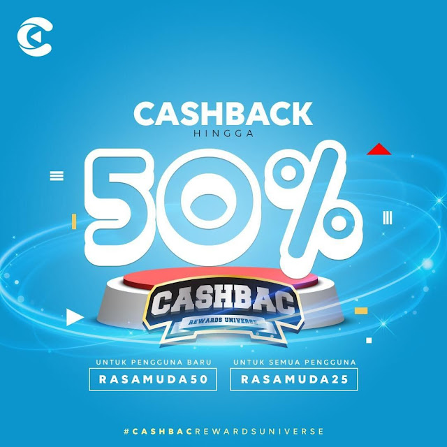 #Steak21 - #Promo Voucher Cashback 50% Pakai Aplikasi Cashbac (s.d 24 Sept 2019)