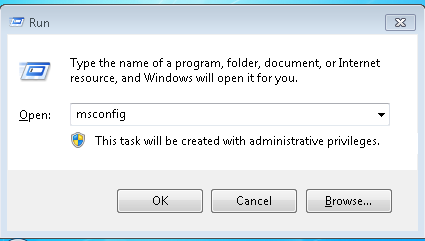 kotak dialog run