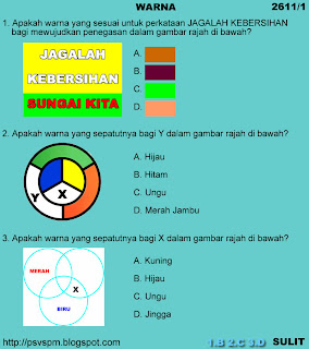 Soalan Roda Warna