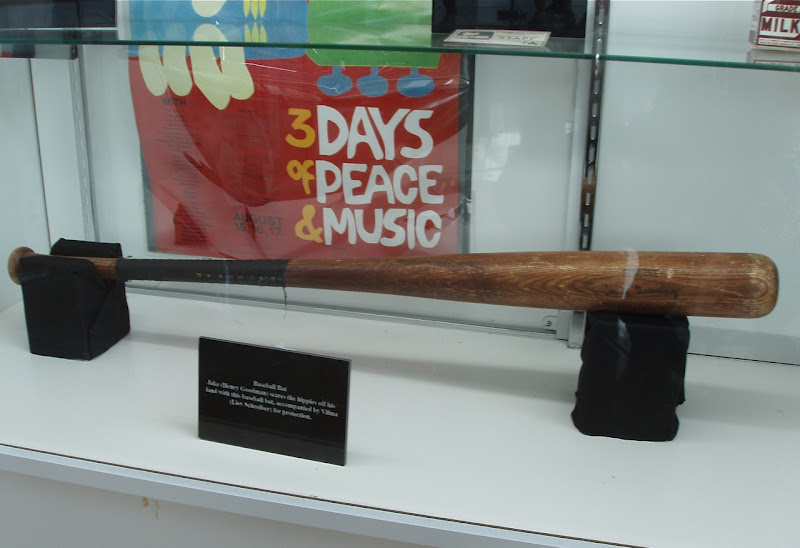 Taking Woodstock baseball bat movie prop