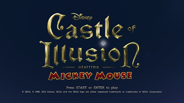 Castle of Illusion Starring Mickey Mouse Remake Title Screen PC