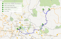 Bhutan Trip - Route Plan