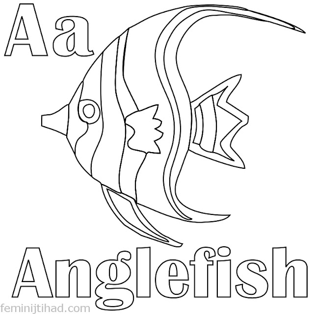 Free Angelfish Coloring Pages
