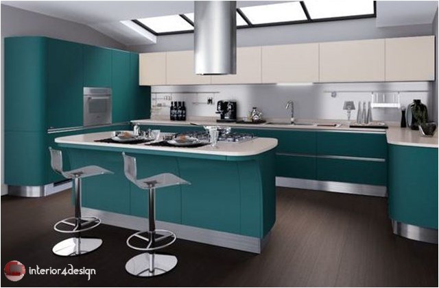 Colorful Kitchen Designs 11