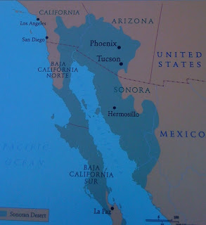 Map of the Sonoran Desert