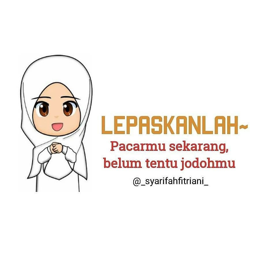 Gambar Kartun Muslimah Bahagia Gambar Kartun