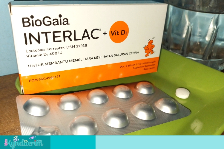 Interlac + Vitamin D3, Tablet Kunyah