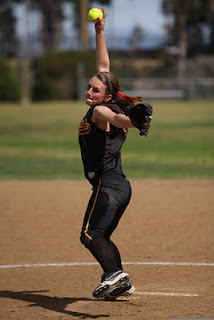 high school softball pitcher