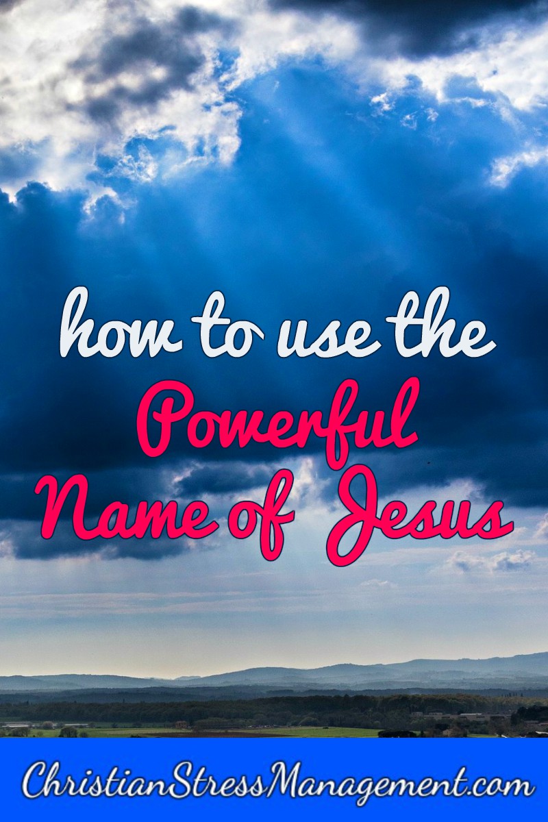 How to use the powerful name of Jesus