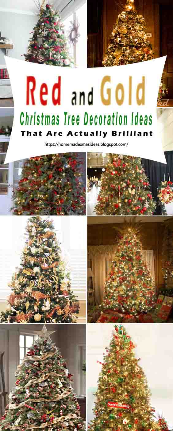 Red and Gold Christmas Tree Decoration Ideas That Are Actually Brilliant