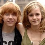 Rupert Grint and Emma Watson