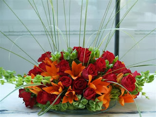 Christmas Centerpieces with Flowers, Part 2