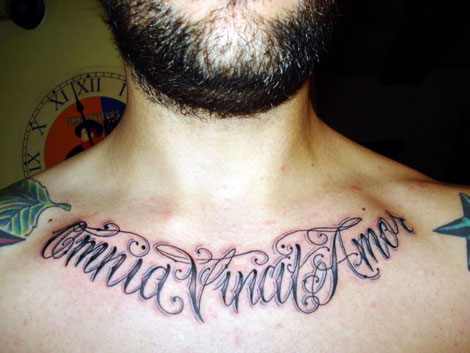 done in Old English font face Old English Lettering Tattoo Designs