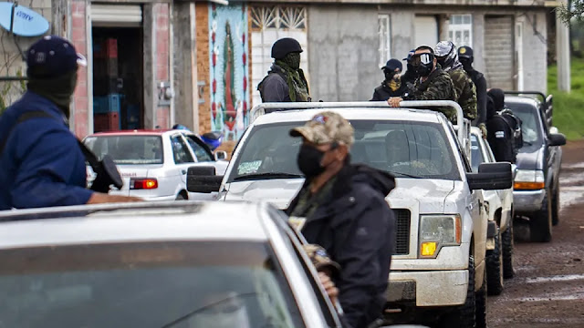 Sicarios de El CJNG intentaron ingresa a un poblado en Michoacán pero los mimos mismos habitantes los corrieron a balazos