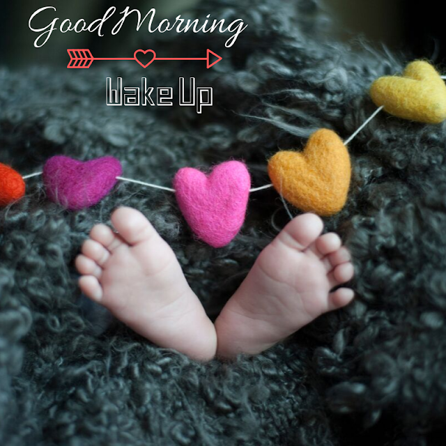 Love and Baby leg Good Morning Images 