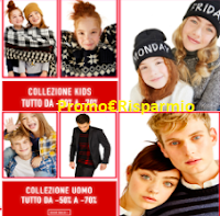 Logo Super Saldi dal - 50 al -70% sulla collezione donna, uomo, baby e Kids