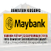 Jawatan Kosong di Malayan Banking Berhad (Maybank) - 23 September 2016