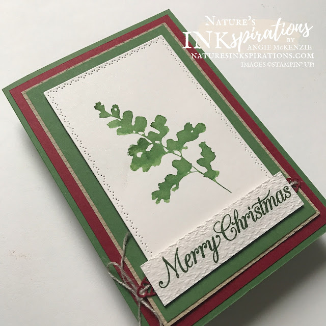 By Angie McKenzie for Stampin' Dreams Blog Hop; Click READ or VISIT to go to my blog for details! Featuring the Positive Thoughts and Poinsettia Petals Stamp Sets along with the Nature's Thoughts Dies from the Stampin' Up! 2021-2022 Annual Catalog; #christmascards #christmasinjuly #diecutting #watercolorstamping  #waterpainters #stampinup #positivethoughts #naturesthoughts #poinsettiapetals #tastefultextile  #diycrafts #linenthread #colorcoordination #stampindreamsbloghop #naturesinkspirations