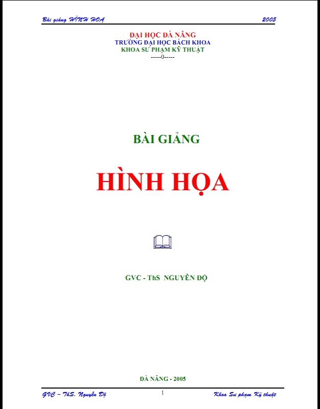 Bài giảng hình họa