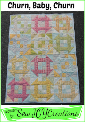 churn dash quilt pattern by sewjoycreations