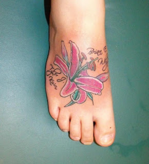 Girls Foot Tattoos