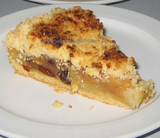 My Kuali: Apple crumble pie