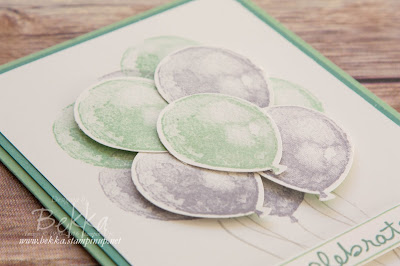 Bunch of Spring Balloons with Balloon Builder Stamp Set from Stampin' Up! UK